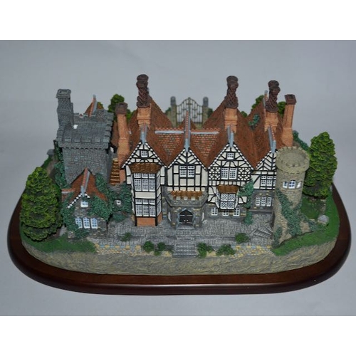 1051 - Large Danbury Mint The Manor House Boxed With Cert