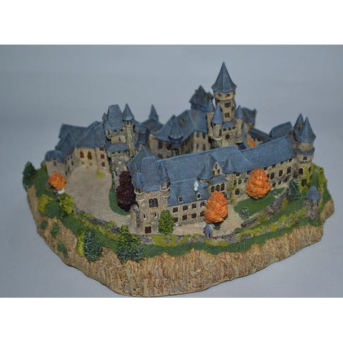 1061 - Danbury Mint Boxed Castle Braunfels from the 12 Sculptures Entitled Enchanted Castles of Europe With... 