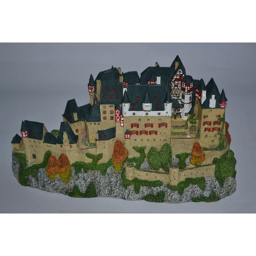 1067 - Danbury Mint Eltz Castle from the 12 Sculptures Entitled Enchanted Castles of Europe - Boxed With Ce... 