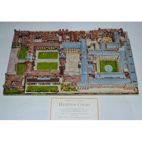 1069 - Large Danbury Mint Hampton Court - Boxed With Cert