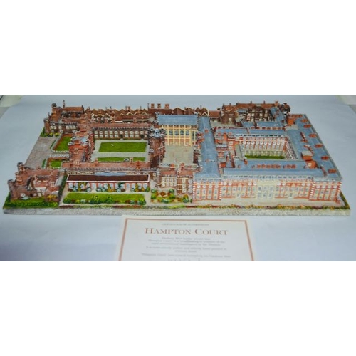 1069 - Large Danbury Mint Hampton Court - Boxed With Cert