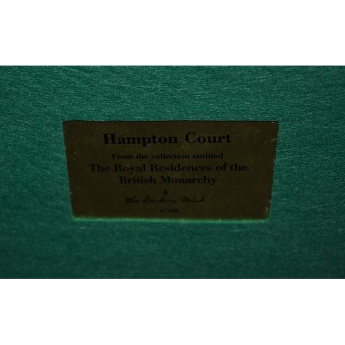 1069 - Large Danbury Mint Hampton Court - Boxed With Cert