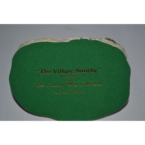 1072 - Danbury Mint The Village Smithy Boxed With Cert