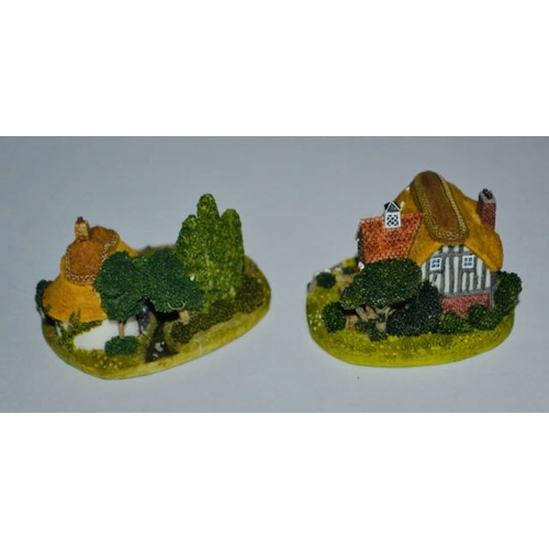 1079 - Danbury Mint Boxed Duo - Tollgate House & Dove Cottage