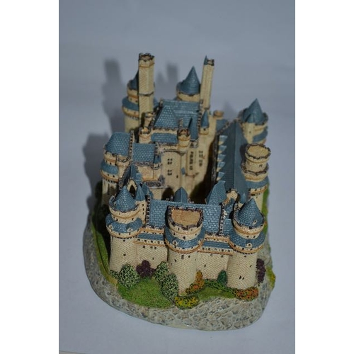 1091 - Danbury Mint Boxed Pierrefonds Castle from the 12 Sculptures Entitled Enchanted Castles of Europe wi... 