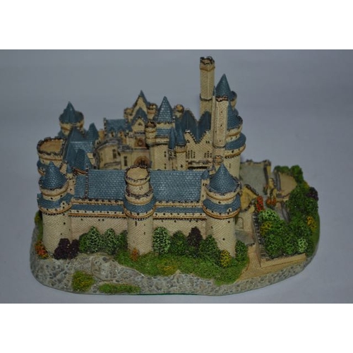 1091 - Danbury Mint Boxed Pierrefonds Castle from the 12 Sculptures Entitled Enchanted Castles of Europe wi... 