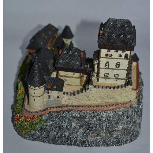 1094 - Danbury Mint Boxed Karlstejn Castle from the 12 Sculptures Entitled Enchanted Castles of Europe with... 