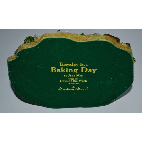 1099 - Danbury Mint Boxed Baking Day with Cert