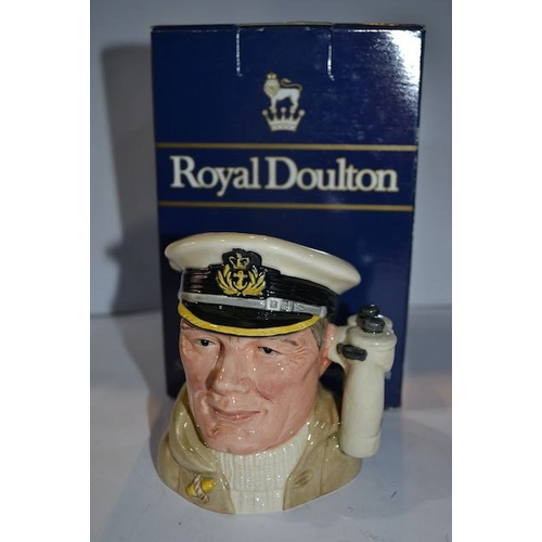 708 - Royal Doulton Charcter Jug - The Sailor 1990 D8875 - Boxed