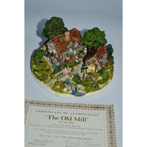 1088 - Danbury Mint Boxed The Old Mill with Cert