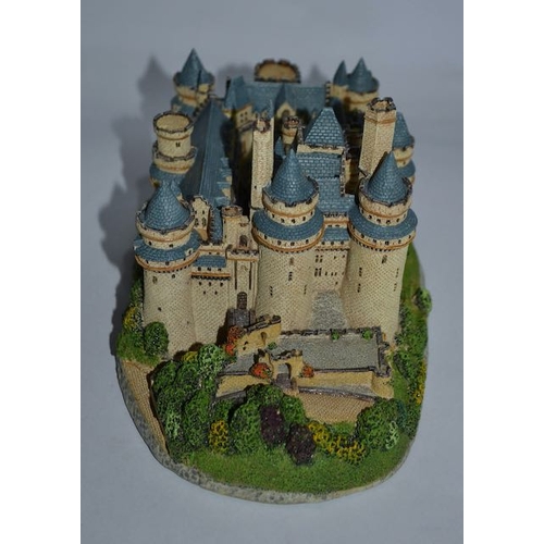 1091 - Danbury Mint Boxed Pierrefonds Castle from the 12 Sculptures Entitled Enchanted Castles of Europe wi... 