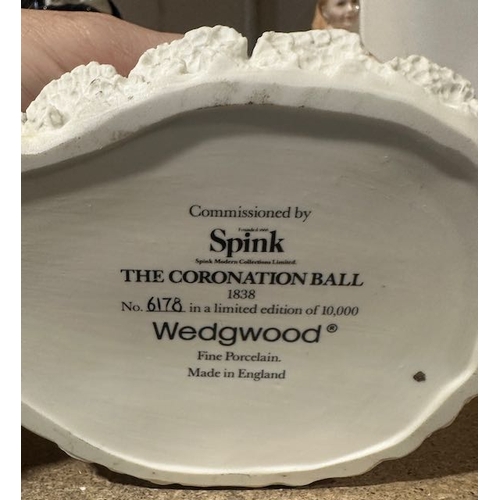 1120 - Wedgwood Commissioned by Spink - The Coronation Ball 1838 No 6178 of 10,000