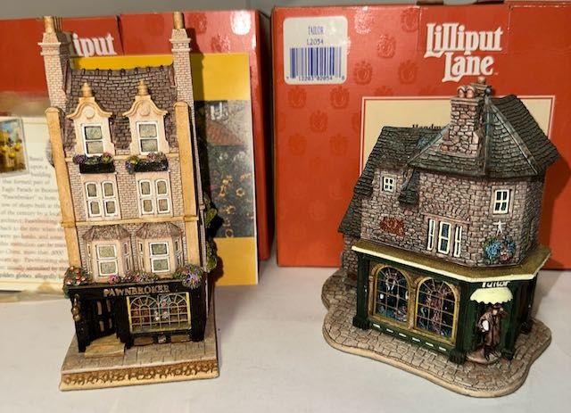 Sale❗️リリパットレーン420☆TAILOR Boxed Lilliput Lane x2