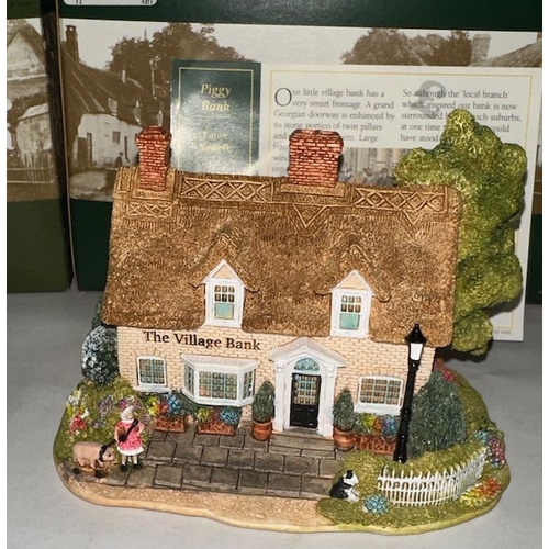 Boxed Lilliput Lane x2 - The Old Dog & Bone + Piggy Bank