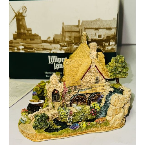 Boxed Lilliput Lane - The Old Mill at Dunster