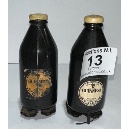 13 - Pair Of Vintage Guinness Walking Bottles