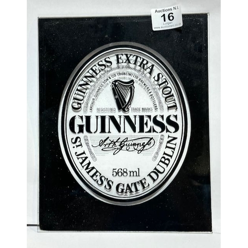 16 - Guinness Label Glass Panel - 10