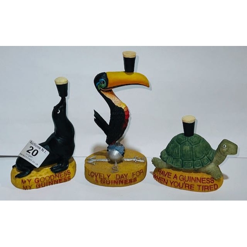 20 - Guinness Toucan Lovely Day for a Guinness, Tortoise Have a Guinness When You're Tired & Sealion My G... 