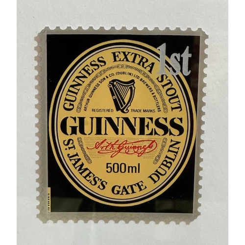 29 - Large Framed Guinness Stamp CanArt By Martin Allen - Frame 17