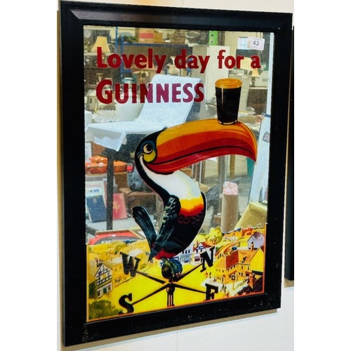 43 - Large Guinness Toucan , Lovely Day For A Guinness - Approx 27