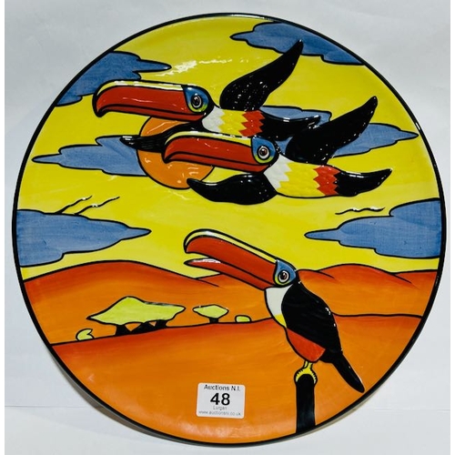 48 - Lorna Bailey Guinness Toucan Limited Edition Plate 55/100 - Old Ellgreave Pottery Burslem - Approx 1... 