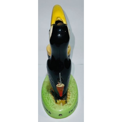 8 - Carltonware Arthur Guinness Toucan With Guinness Pint - As Found( Damage To Tail)