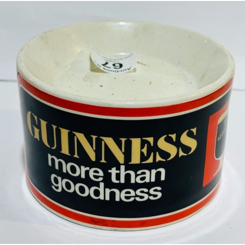 67 - Arklow Pottery Guinness, More Than Goodness Bowl Ashtray