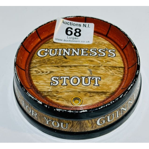 68 - Guinness Barrell Top Ashtray By Minton's Ltd GA/A/53