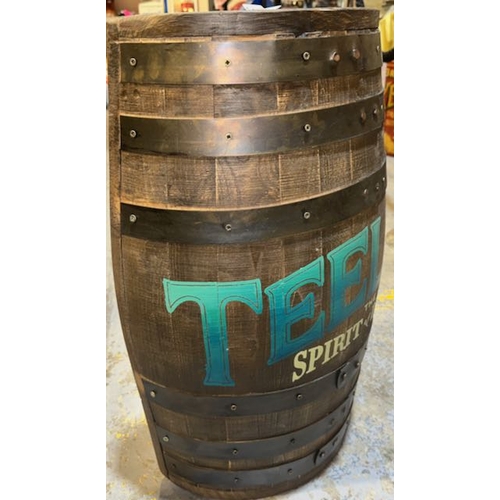 156 - Teeling Spirit Of Dublin Half Barrell Display Shelf - Approx 27