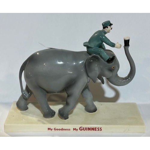 175 - Coalport Limited Edition Elephant & Keeper No.195 - Approx 9