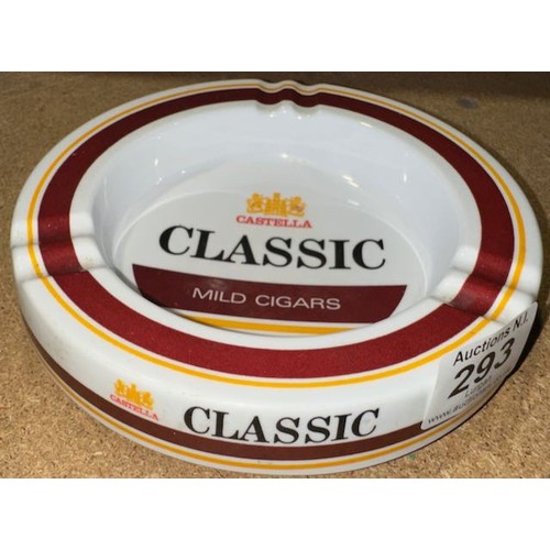 293 - Castella Classic Cigars Melamine Ashtray