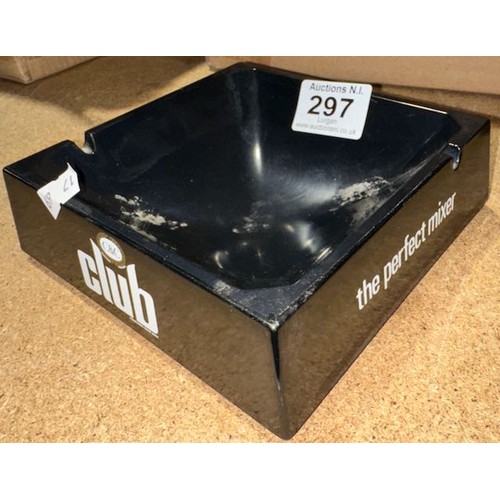 297 - C&C Club Melamine Ashtray