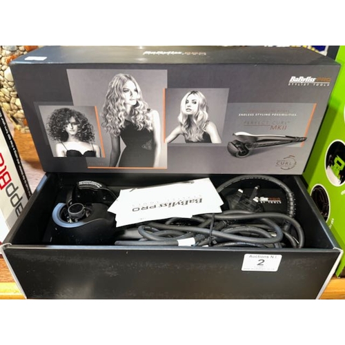 2 - Babyliss Pro Perfect Curl MKII - Boxed