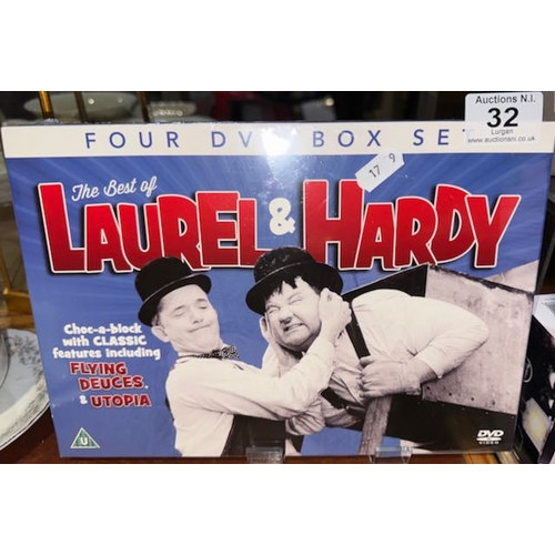 32 - Four DVD Laurel & Hardy Box Set - Sealed