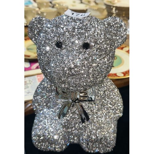 178 - Glitzy Teddy Bear Ornament
