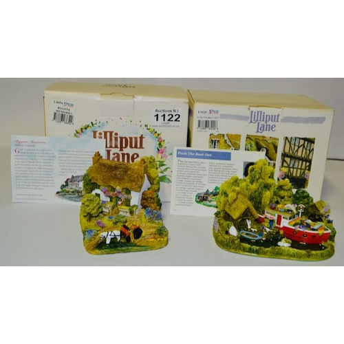 Boxed Lilliput Lane - Bygone Memories And Push The Boat Out With Deeds