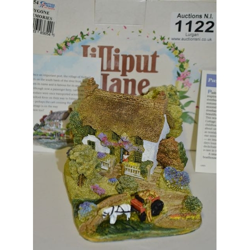 Boxed Lilliput Lane - Bygone Memories And Push The Boat Out With Deeds