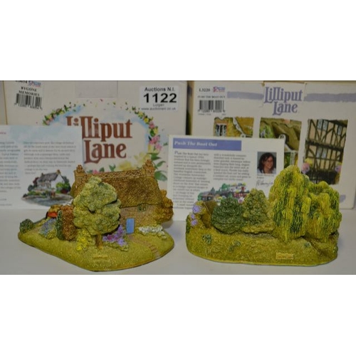 Boxed Lilliput Lane - Bygone Memories And Push The Boat Out With Deeds