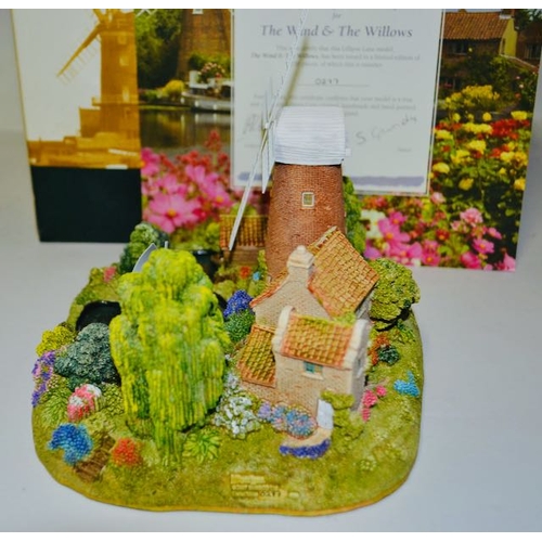 1157 - Large Boxed Lilliput Lane - Ltd Ed The Wind In The Willows With COA No. 277/1250