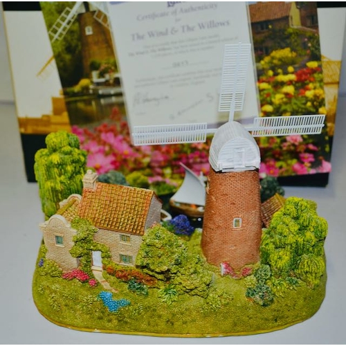 1157 - Large Boxed Lilliput Lane - Ltd Ed The Wind In The Willows With COA No. 277/1250
