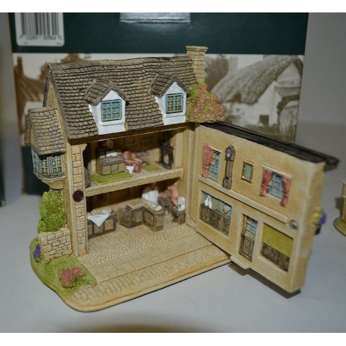 1167 - Boxed Lilliput Lane - x 2 Ye Old Pork Pie With Deeds And Wallace Monument