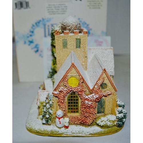 1183 - Boxed Lilliput Lane - Illuminated Sing A Song Of Christmas With Deeds