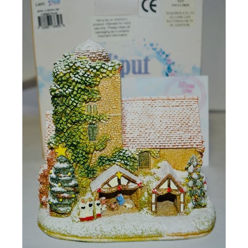 1183 - Boxed Lilliput Lane - Illuminated Sing A Song Of Christmas With Deeds