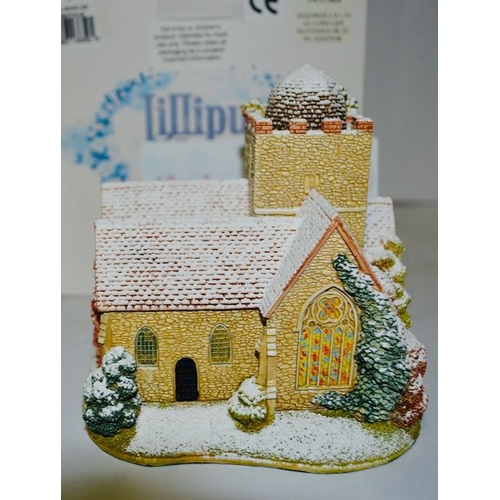 1183 - Boxed Lilliput Lane - Illuminated Sing A Song Of Christmas With Deeds