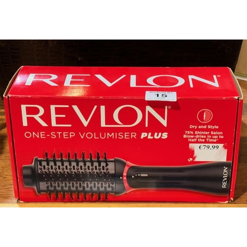 15 - Revlon One Step Volumiser Plus - Box Sealed