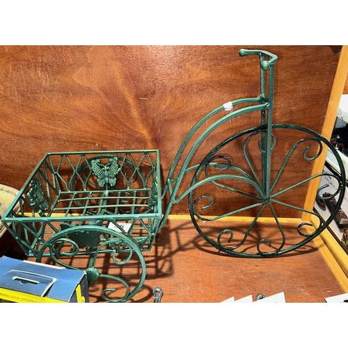 35 - Metal Bicycle Planter