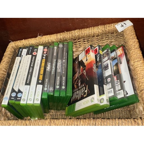 41 - Basket of Xbox Games