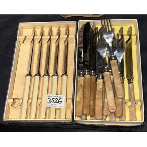 352G - Collection of Vintage Cutlery