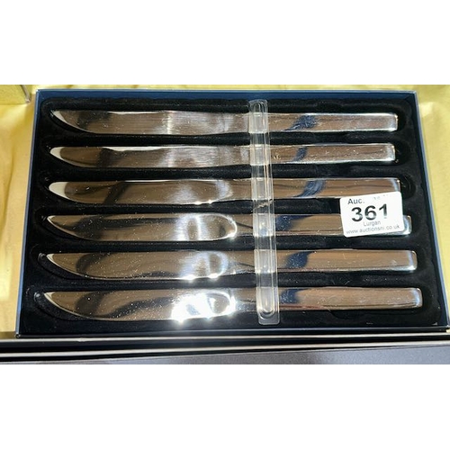 361 - Villeroy & Boch Boxed 6 Piece Knife Set