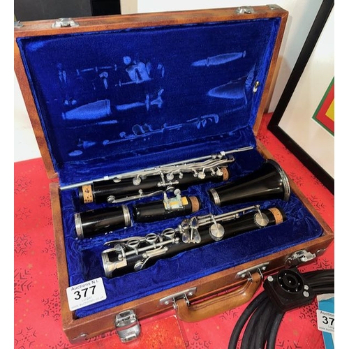 377 - Lark Clarinet in Leather Case